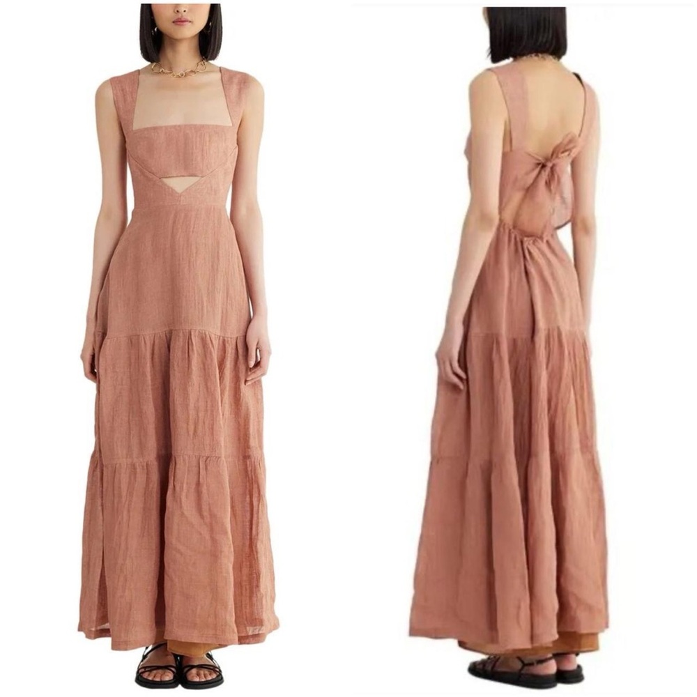 NWT Rumer Mia Linen Dress